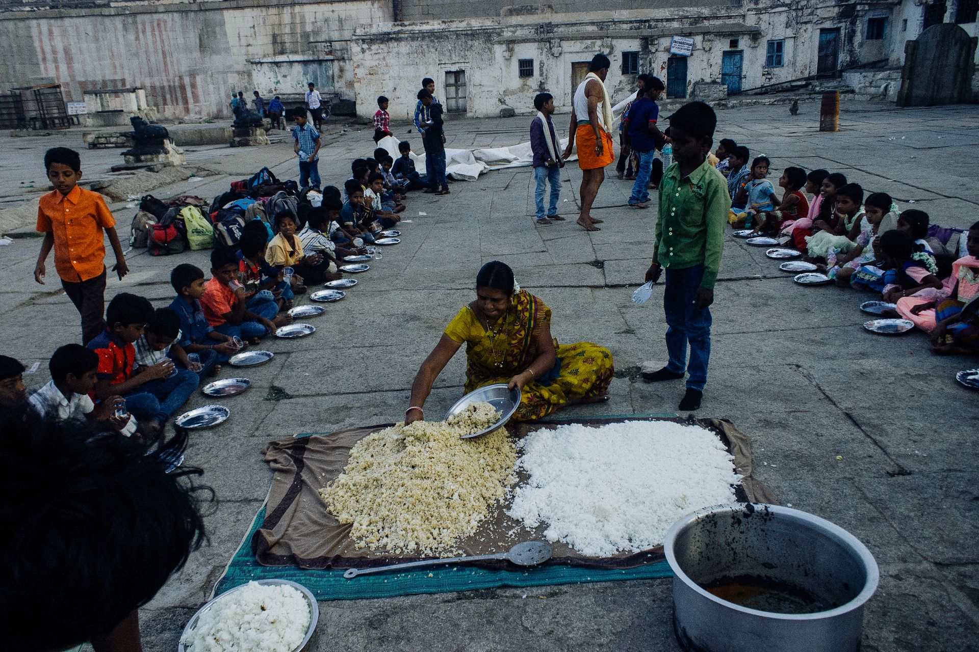 A monthly food drop